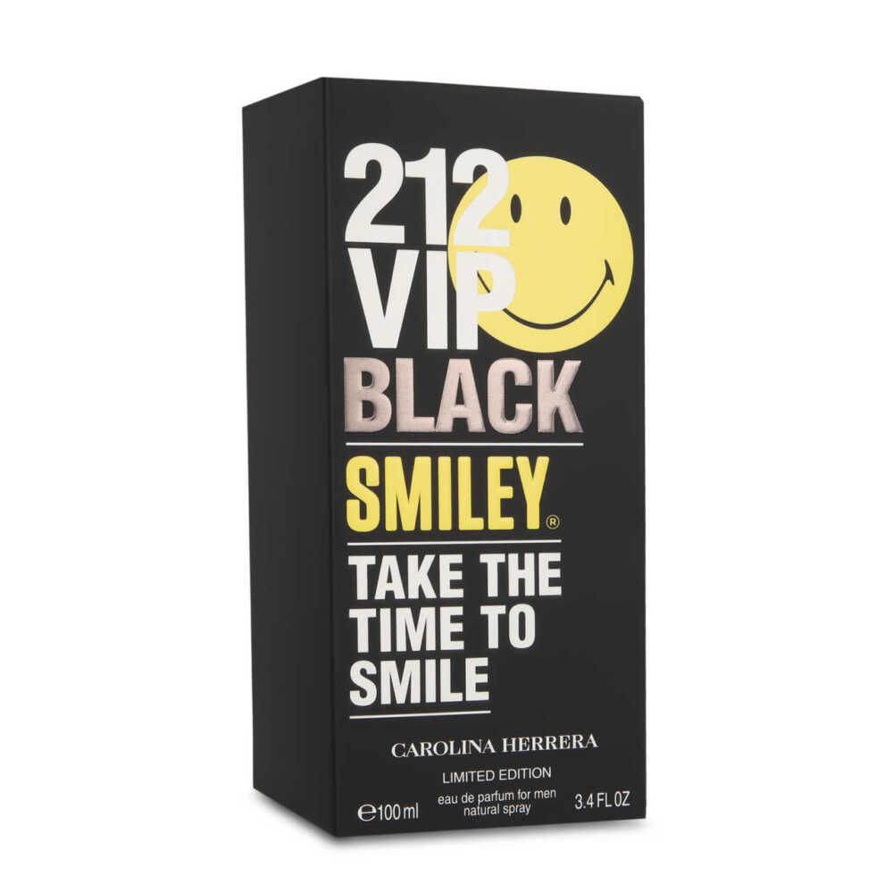 212 Vip Black Smiley Men 100Ml Edp Spray - Pasión de Fragancias