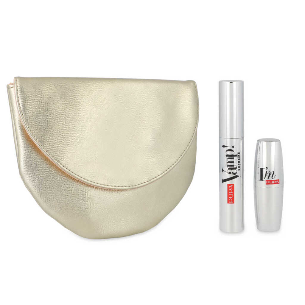 Set Pupa Vamp! 3Pzs Mascara 12Ml / Lipstick 3.5G / Cosmetiquera