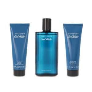 Set Cool Water 3Pzs 125Ml Edt Spray/ Shower Gel 75Ml/ After Shave 75Ml