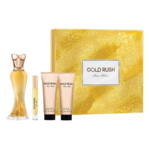 Set Gold Rush 4 Pzs 100Ml Edp Spray/ Body Lotion 90Ml/ Shower Gel 90Ml/ 10Ml Edp Spray