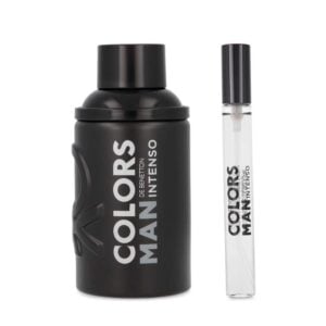 Set Benetton Colors Black Intenso 2Pzs 100Ml Edp Spray/ 10Ml Edp Spray