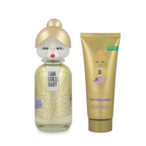 Set Benetton Sisterland Golden Vanilla 2Pzs 80Ml Edp Spray/ Body Lotion 75Ml