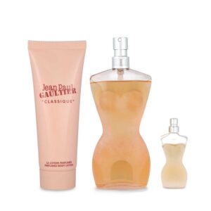 Set Jean Paul Gaultier Classique 3Pzs 100Ml Edt Spray/ Body Lotion 75Ml/ 6Ml Edt