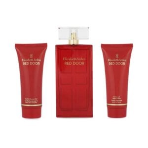 Set Elizabeth Arden Red Door 3Pzs 100Ml Edt Spray/ Body Lotion 100Ml/ Shower Gel 100Ml