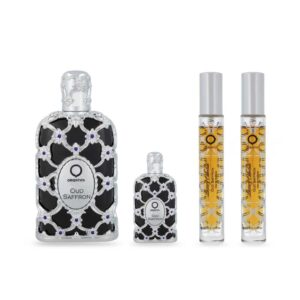 Set Orientica Luxury Collection Oud Saffron 4Pzs 80Ml Edp Spray/ 7.5Ml Edp/ 10Ml Edp Spray X2