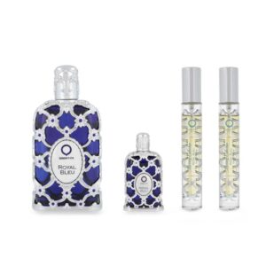 Set Orientica Luxury Collection Royal Bleu 4Pz 80Ml Edp Spray/ 7.5Ml Edp/ 10Ml Edp Spray X2