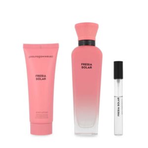 Set Adolfo Dominguez Fresia Solar 3Pzs 120Ml Edp Spray/ Body Lotion 75Ml/ 10Ml Edp Spray
