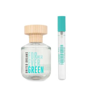 Set Benetton United Dreams Forever Green 2Pzs 80Ml Edt Spray/ 10Ml Edt Spray