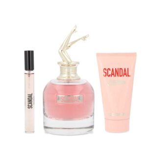Set Jean Paul Gaultier Scandal 3Pzs 80Ml Edp Spray/ Body Lotion 75Ml/ 10Ml Edp Spray