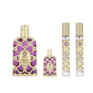 Set Orientica Luxury Collection Velvet Gold 4Pzs 80Ml Edp Spray/ 7.5Ml Edp/ 10Ml Edp Spray X2