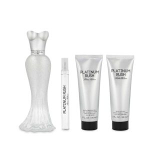 Set Paris Hilton Platinum Rush 4Pzs 100Ml Edp Spray/ Shower Gel 90Ml/ Body Lotion 90Ml/ 10Ml Edp Spr