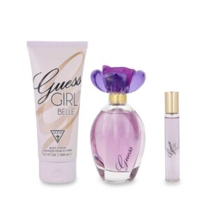Set Guess Girl Belle 3Pzs 100Ml Edt Spray/ Body Lotion 200Ml/ 15Ml Edt Spray