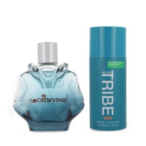 Set Benetton We Are Tribe Cool 2Pzs 90Ml Edt Spray/ Desodorante 150Ml Spray