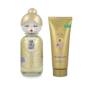 Set Benetton Sisterland Golden Vanilla 2Pzs 80Ml Edp Spray/ Body Lotion 75Ml