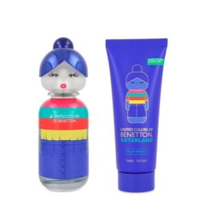 Set Benetton Sisterland Blue Neroli 2Pzs 80Ml Edt Spray/ Body Lotion 75Ml