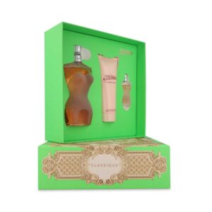 Set Jean Paul Gaultier Classique 3Pzs 100Ml Edt Spray/ Body Lotion 75Ml/ 6Ml Edt