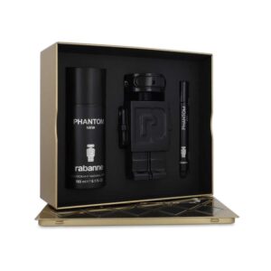 Set Phantom Intense 3Pzs 100Ml  Edp Spray/ Desodorante 150Ml Spray/ 10Ml Edp Spray