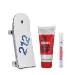 Set 212 Heroes 3Pzs 90Ml Edt Spray/ Shower Gel 100Ml/ 10Ml Edt Spray