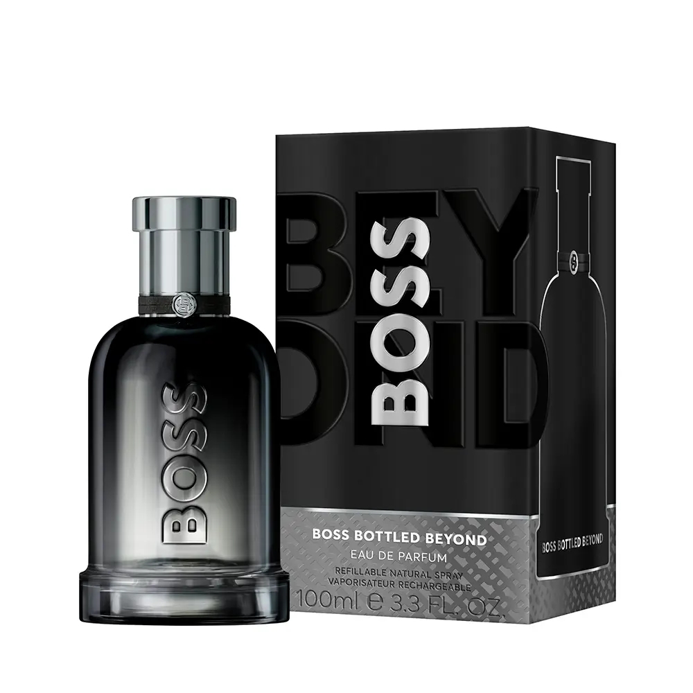 Presentación del perfume Boss Bottled Beyond
