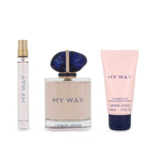 Set Giorgio Armani My Way 3Pzs 90Ml Edp Spray/ Body Lotion 50Ml/ 10Ml Edp Spray