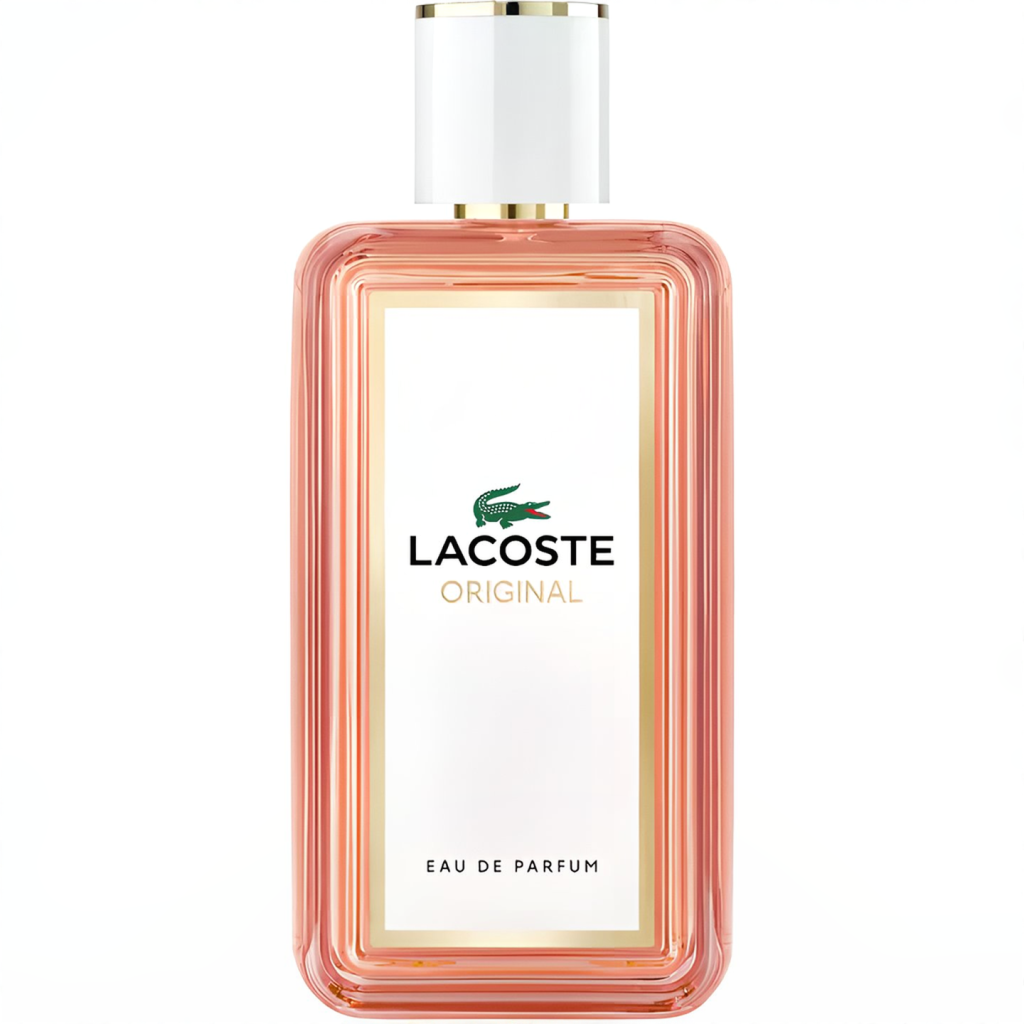 Detalle del frasco de Lacoste Original For Her