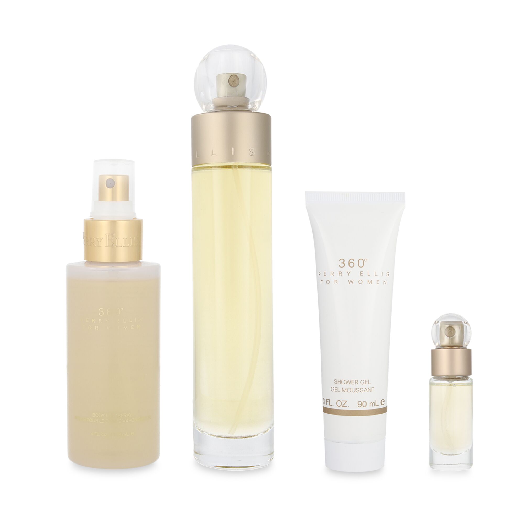 Set Perry Ellis 360° 4Pzs 100Ml Edt Spray/ Shower Gel 90Ml/ Body Mist 118Ml Spray/ 7.5Ml Edt Spray - Imagen 2