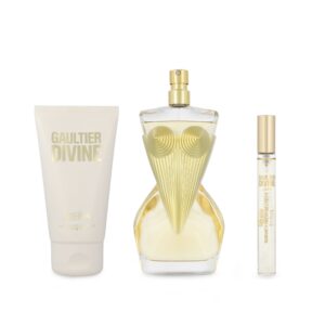 Set Jean Paul Gaultier Divine 3Pzs 100Ml Edp Spray/ Body Lotion 75Ml/ 10Ml Edp Spray