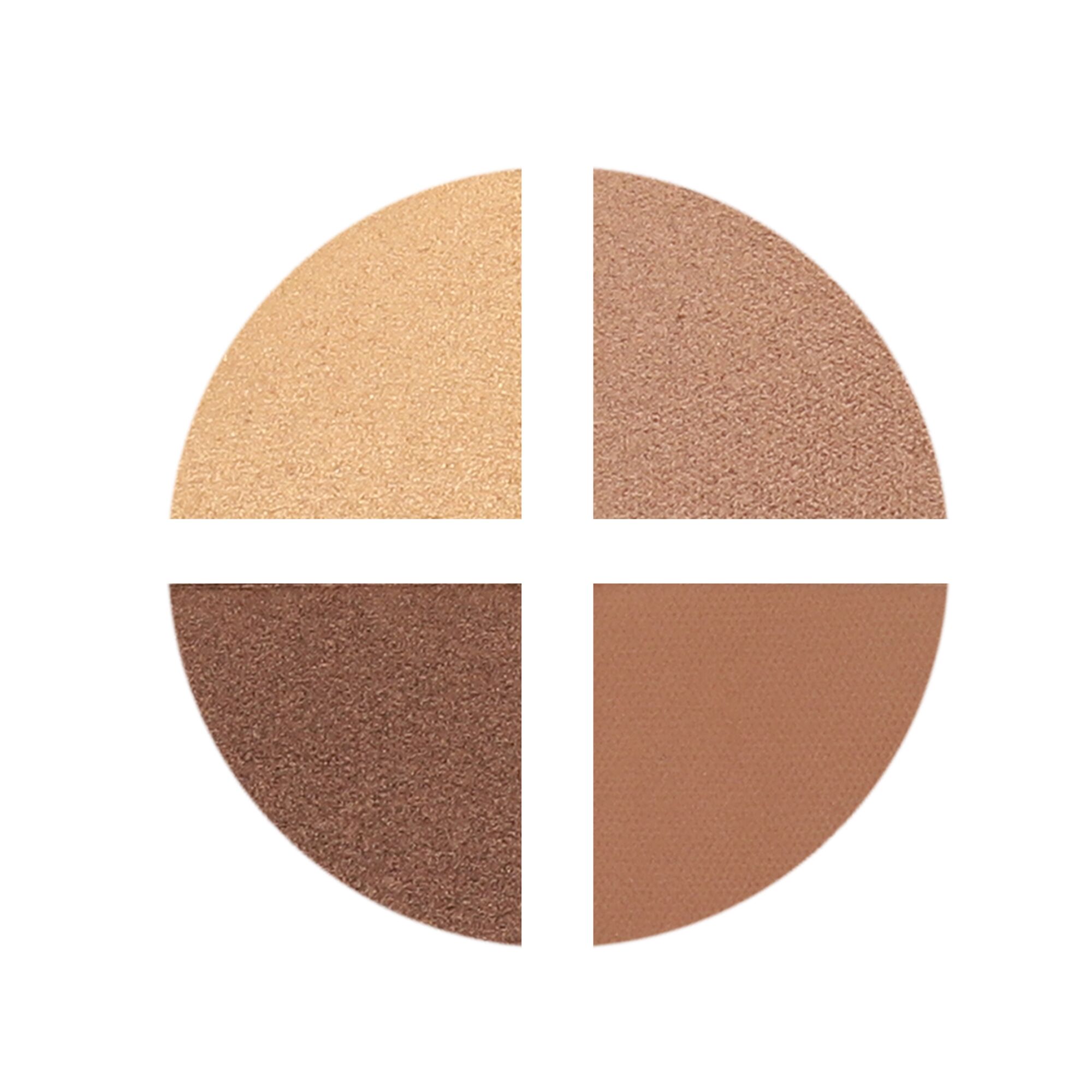 Sombra Para Ojos Ombre 4 Couleurs -04 Brown Sugar Gradation 4.2G - Imagen 4