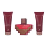 Set Afnan Ornament Purple Allure 3Pzs 100Ml Edp Spray/ Body Lotion 100Ml/ Shower Gel 100Ml