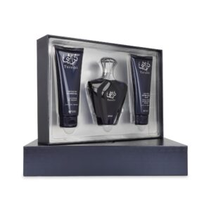 Set Afnan Turathi Blue 3Pzs 90Ml Edp Spray/ Shower Gel 100Ml/ After Shave 100Ml