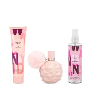 Set Ariana Grande Sweet Like Candy 3Pzs 100Ml Edp Spray/ Body Mist 118Ml Spray/ Body Souffle 100Ml