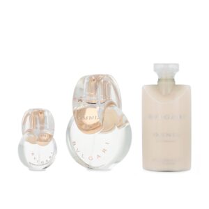 Set Bvlgari Omnia Crystalline 3Pzs 100Ml Edt Spray/ Body Lotion 75Ml/ 15Ml Edt Spray