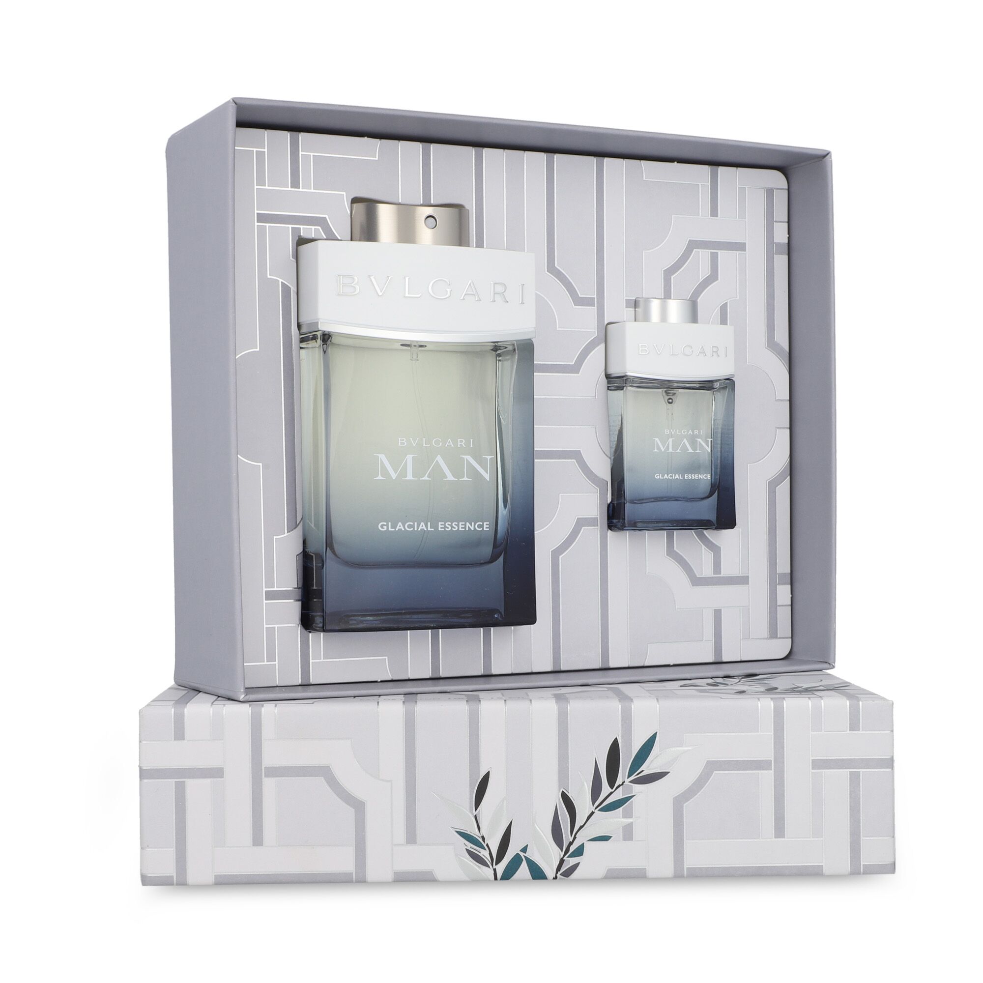 Set Bvlgari Man Glacial Essence 2Pzs 100Ml Edp Spray/ 15Ml Edp Spray - Imagen 2