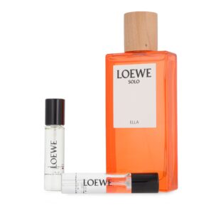 Set Loewe Solo Ella 3Pzs 100Ml Edp Spray/ Ella 10Ml Edp Spray/ Aire Sutileza 10Ml Edt Spray