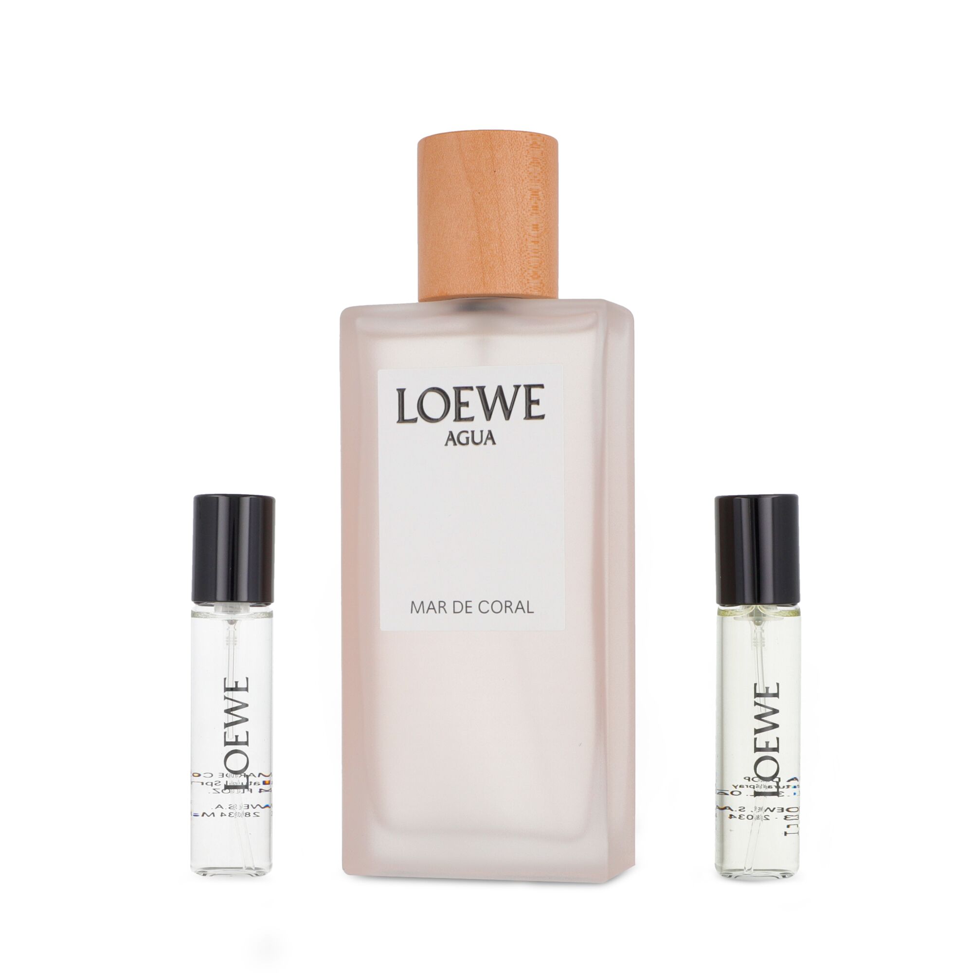 Set Loewe Agua Mar De Coral 3Pzs 100Ml Edt Spray/ 10Ml Edt Spray/ Agua Drop 10Ml Edp Spray